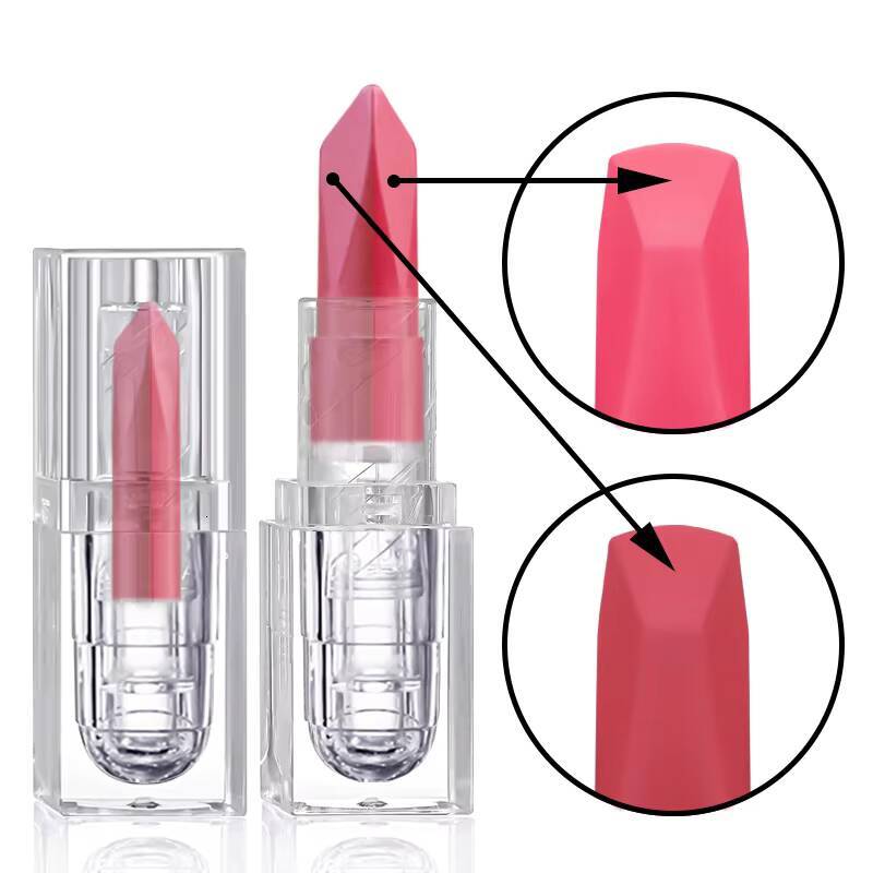 Velvet Matte Pencil Waterproof Long-lasting Sexy Nude Pink Lipstick Non-sticky Canned Lip Color Cosmetics happy
