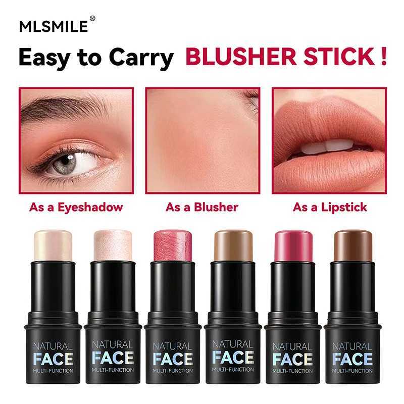Face Pearl Stone Highlighter Stick Contour Shading Lasting Cheek Stereoscopic Brightening Skin Blush Illuminator Makeup Cosmetic XJ250618