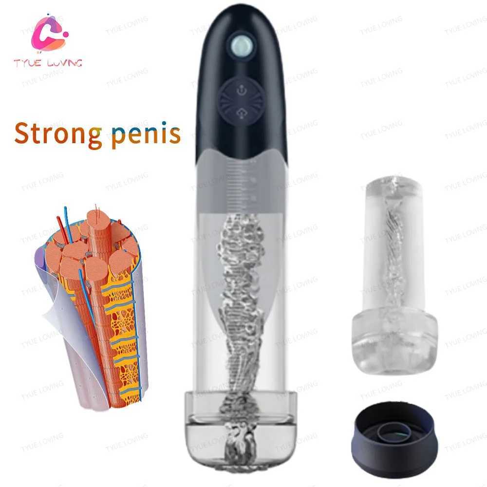 Penis Pump Penile Thicken Penis Exerciser Sex Toys for Men Electric Sex Toys Dick Massage Product for Men Cock Stretch Toy Set W250618