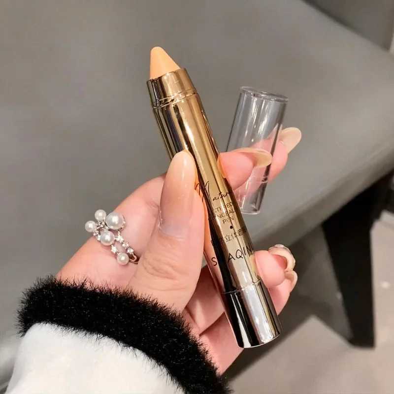 Gold Tube Concealer Pen Natural 3D Face Contouring Crayon Stick Matte Moisturizing Cream Cover Acne Dark Circle Modify Skin Tone XJ250618