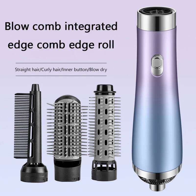 Portable Comb lonic Straightening Brush Hot Air For Roller Blow Dryer Quick Dry Hair Curler Curling