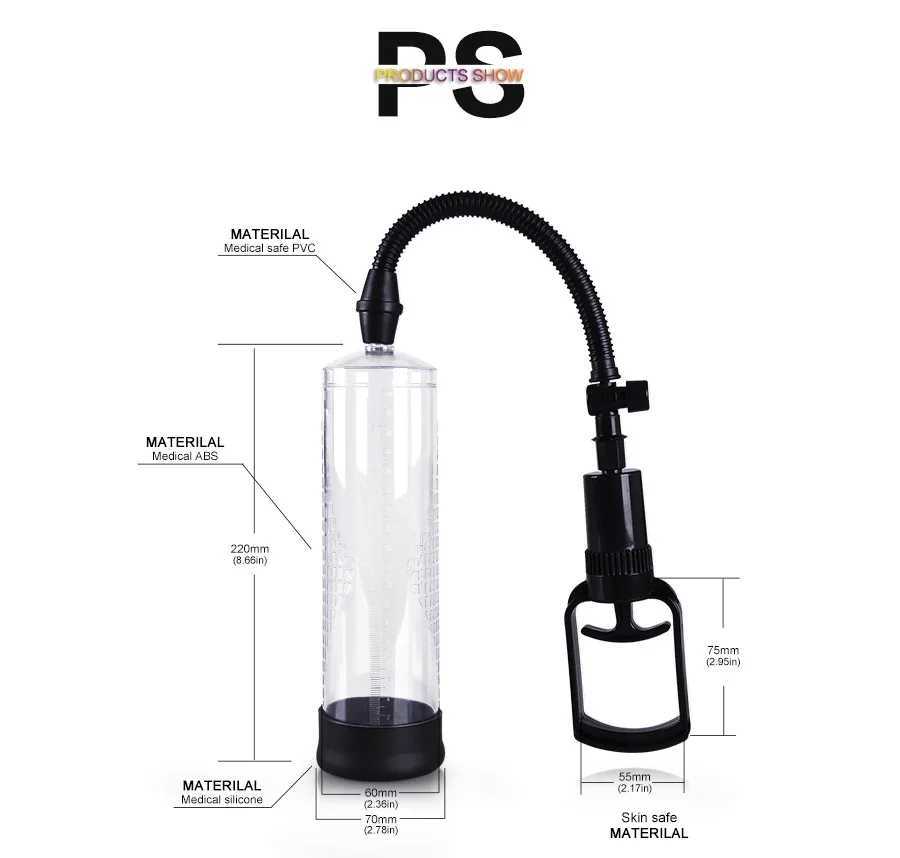 Electric Penis Pump Penis Enlargement Sex Toys for Men Extend Pump Penis Trainer Male Masturbator Cock Vacuum Pump Adult Goods W250618