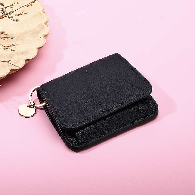 Women's Short Wallet INS Fashion Macaron Color Multi-Card Slot Card Holder Female Student Coin Purse