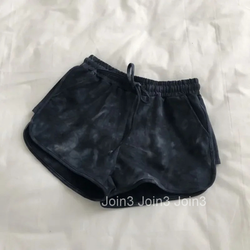 Fitness Sports Running Home Tie Dye Sport Shorts for Women Gym Woman Short Pants Wide Cheap Wholesale To Wear Casual Flowy Hot