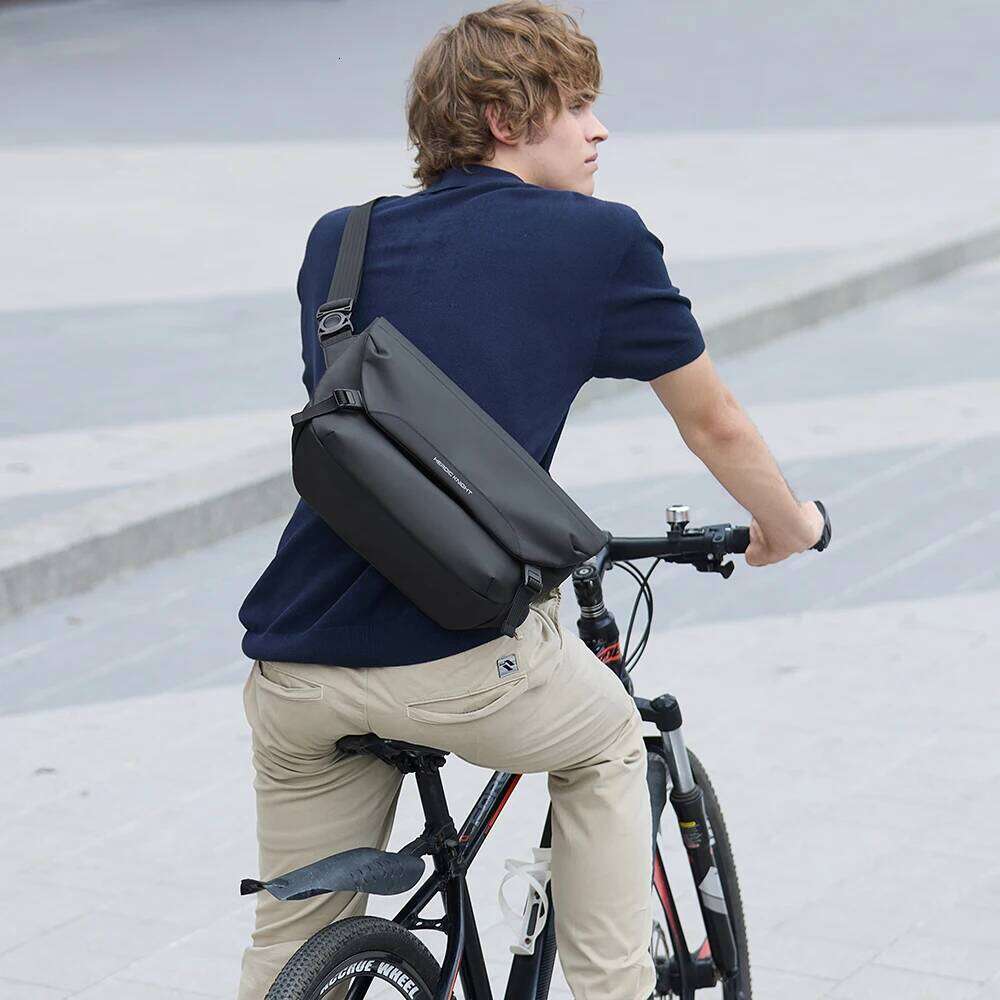 Hcankcan Crossbody Sling Waterproof Big Capacity Messenger Bags Fit Mini Ipad Daily Casual Work Cycling Weekend Outdoor Bag