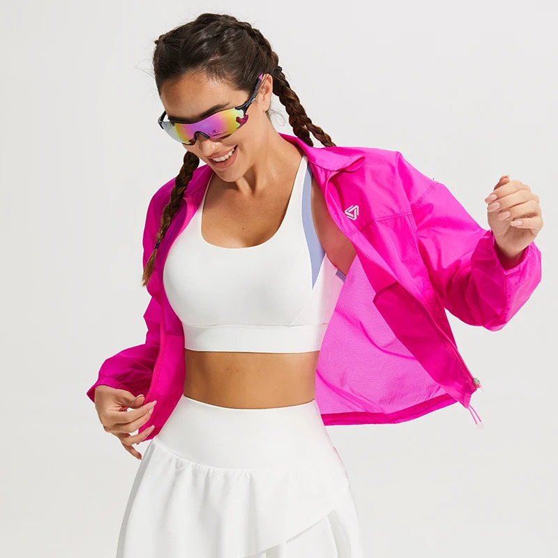 Summer Women Sun UV Protection Jacket Long Sleeve Yoga Gym Running Clothing Zipup Jackets Thin Beach Sweatshirt Workout Shirt 250617
