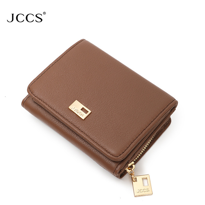 Freeshipping New Designer Genuine Women's Leather Wallet Luxury Clutch Zipper Multi-card Slot Card Holder Large Capacity Japanese Style Short Sol
