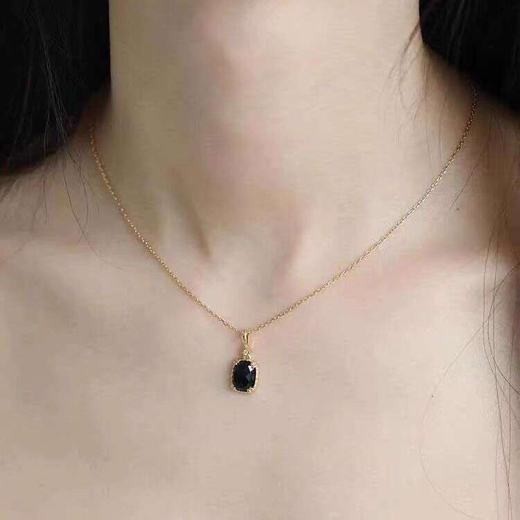 New Night Ball Black Onyx Luxury Gold-Plated Ring for Women Same Style Minimalist Trend