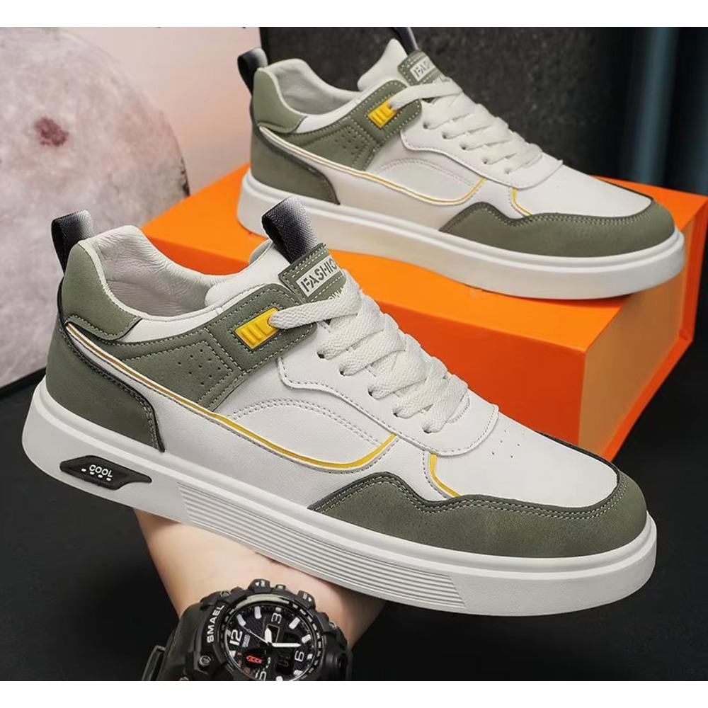 Versatile Casual Shoes Male Board Shoes Casual Trendy Comfortable Outdoor Sneaker Anti Slip Leather Breathable Sports Footwear Ddmysaturn