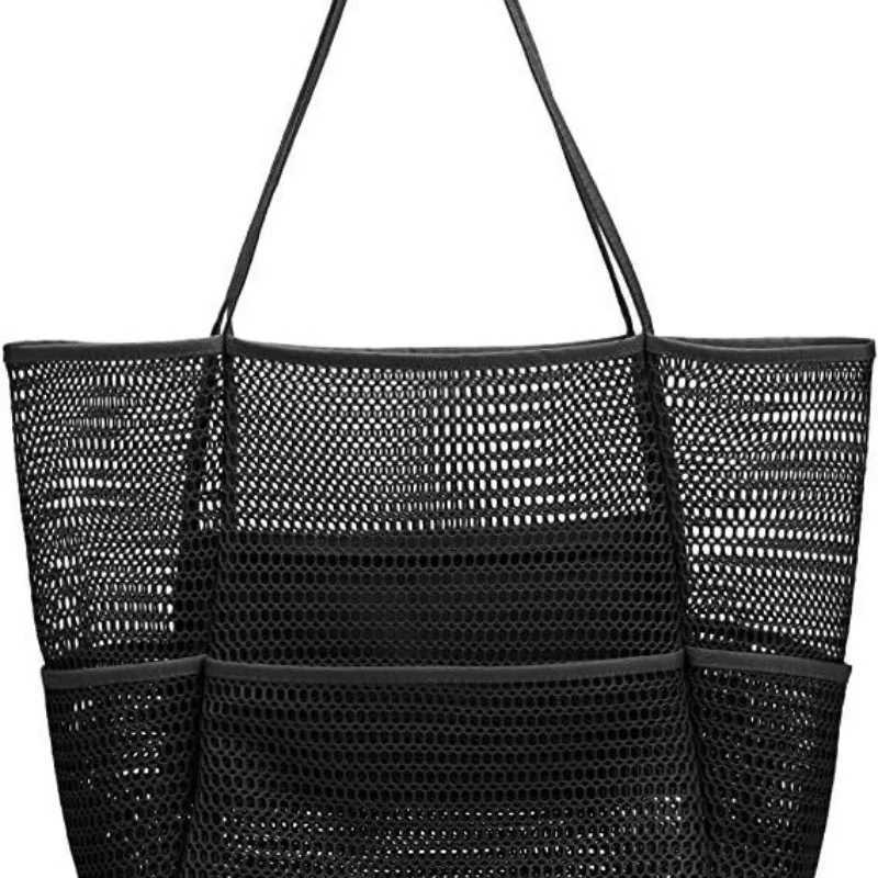 Swimming Beach Bag Portable e-shoder Storage Bag Crossbody Bag Versatile Mesh Bag B250618