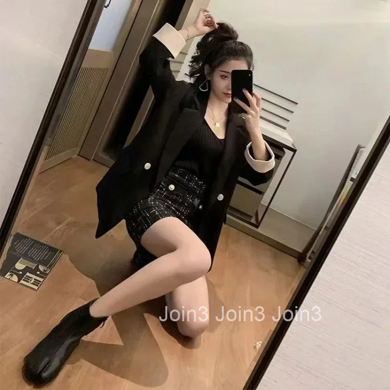 Casual Loose Coats for Women Korean Style Chic and Elegant Blazer Woman Fall 2025 New Arrivals Jacket Long Sleeve In Outerwears