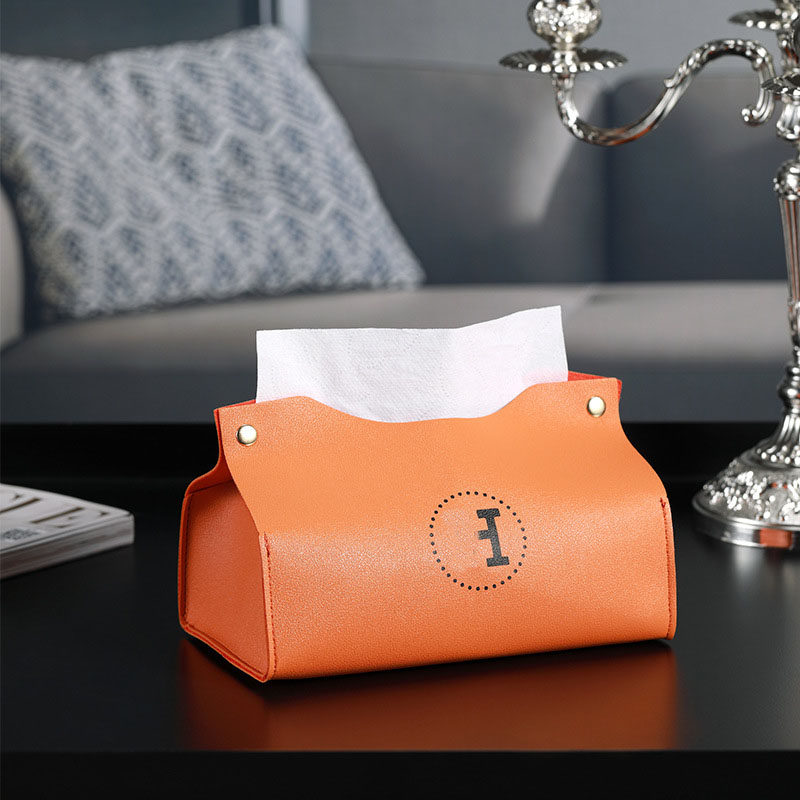 Tissue Boxes Wholesale Easy-to-Carry Multi-Purpose Exquisite Pu Texture Buggy Bag Storage Bags Quality