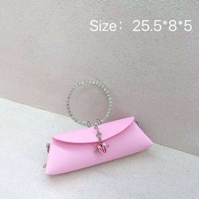 2023 New Aron Crossbody Women's Korean Style Dia Chain Shoulder Bag Fashionable Motorcycle Equipment Accessories