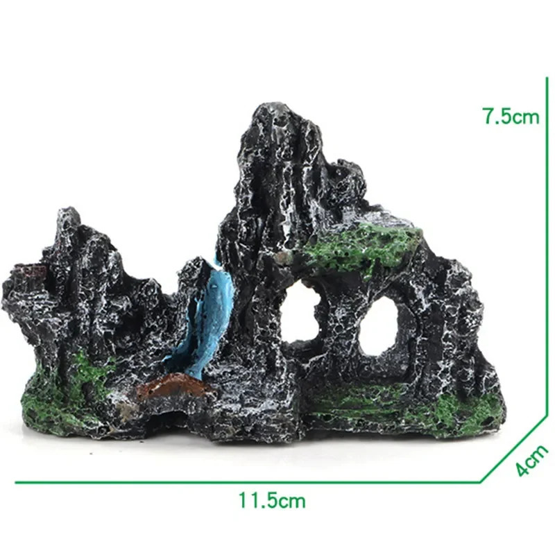 Decorative Rocks Aquarium Decoration Resin Rockery for Fish Tank Decoration Fake Stone Fish Tank Decor Aquarium Decorative Rocks 250613