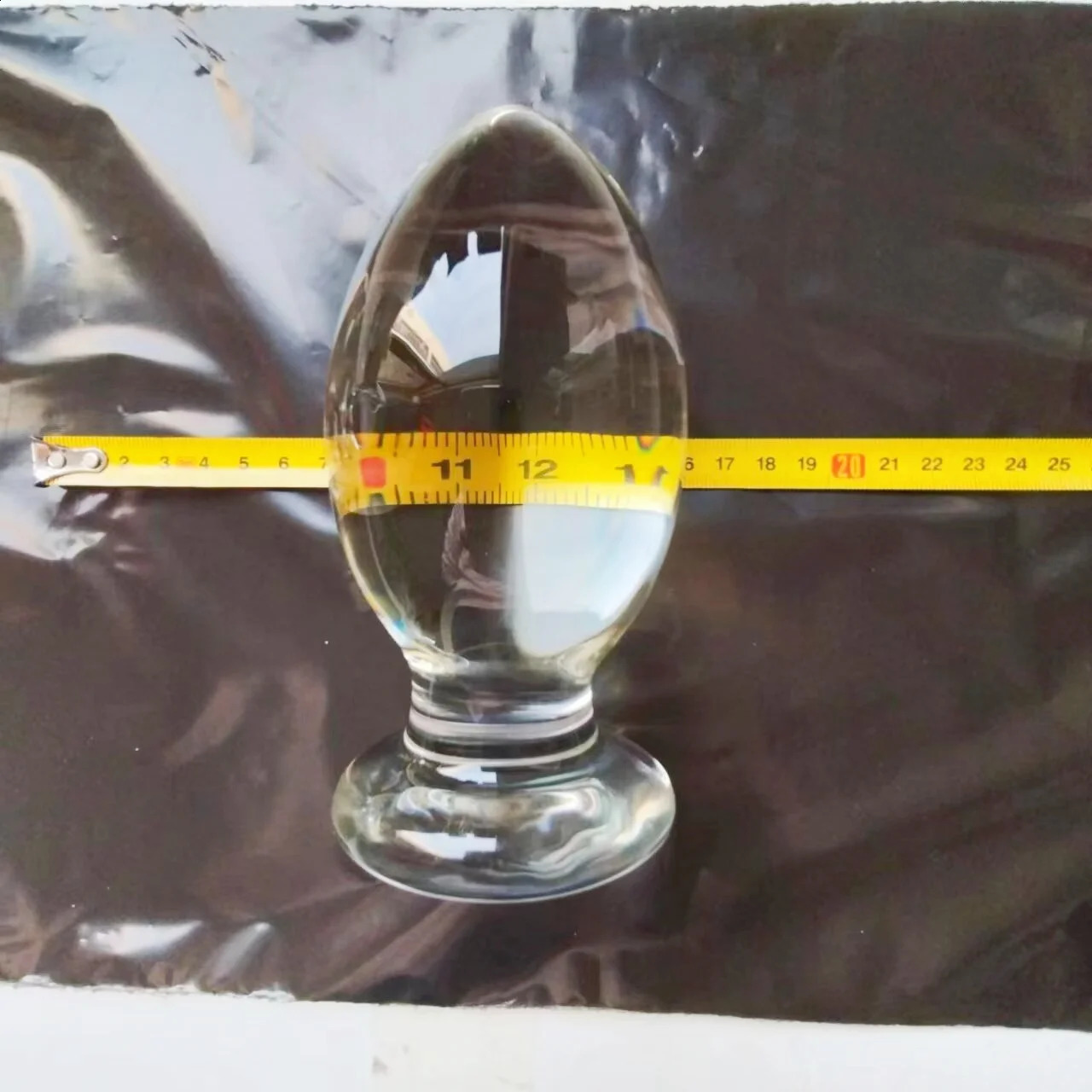 VaHppy Smooth Duck Egg Extra large Glass Anal Plug 780g 7cm SM BDSM Sex toys for gay Adult Products Female Masturbators Dildo 250617