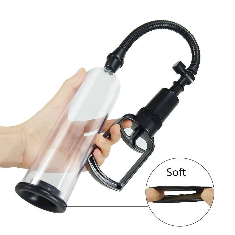 Penis Pump Sex Toys Male Masturbator Penile Extender Vacuum Pump Penis Enlargement Delay Lasting Trainer Massager Ring for Men W250618
