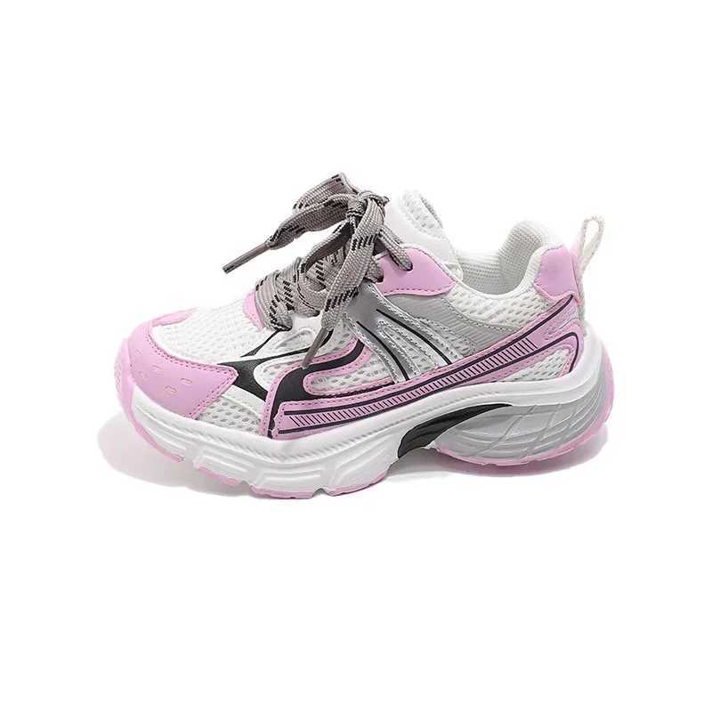 Childrens Shoe for Girl School Running Versatile Boys Sneakers Fashion Non-slip Causal Kids Basketball Shoes Breathable Simple Z250618