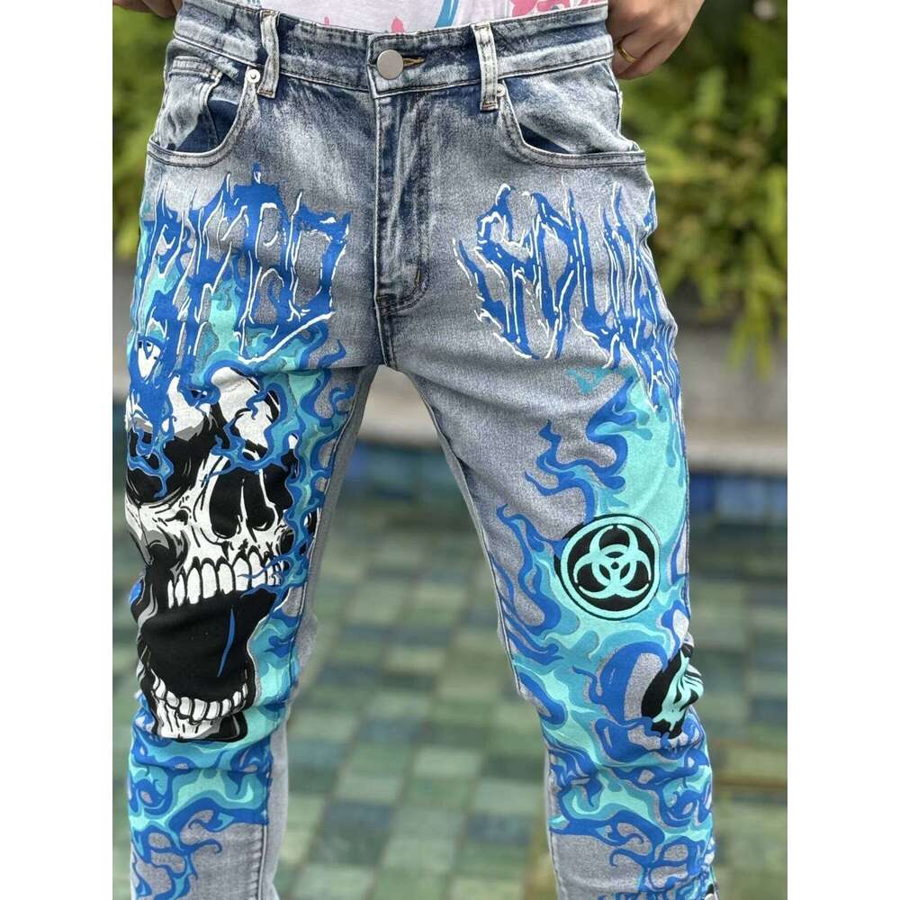 Wear New Arrivals In Summer Of Breathable And Comfortable Fabric Trendy Men's Casual Jeans Free Shipping On Promotion