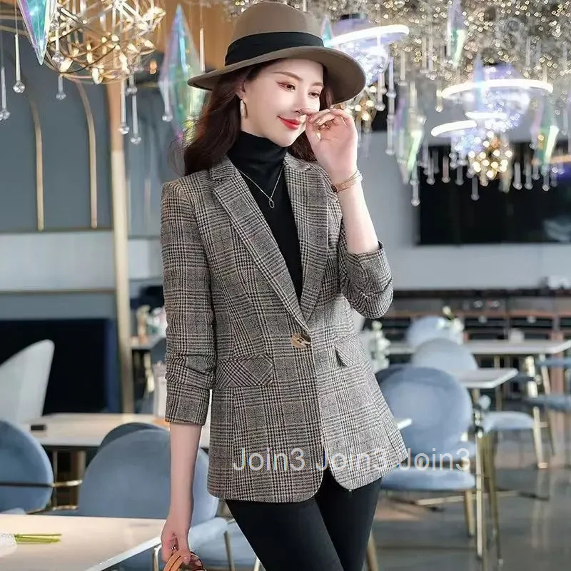 Spring Autumn Jacket High Quality Tighten the Waist Blazer Woman Korean Fall Coats for Women In Promotion Sale Bring Outerwears