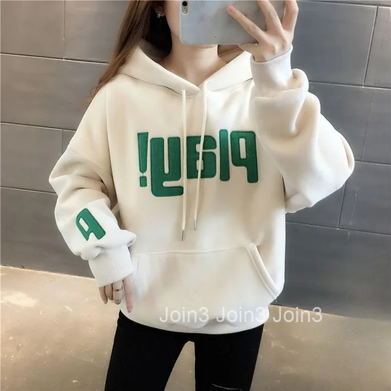Hoodies Streetwear Long Sleeve Baggy Hooded Sweatshirt for Women Loose Trend Woman Tops Cheap 90s Vintage M Basic 2000s Casual E