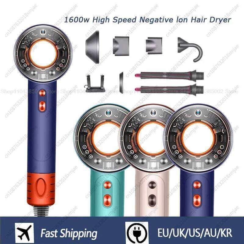 Leafless Negative Ion hair care Professinal Quick Dry 220V Home Powerful Hairdryer Constant Anion Electric Hair Dryer