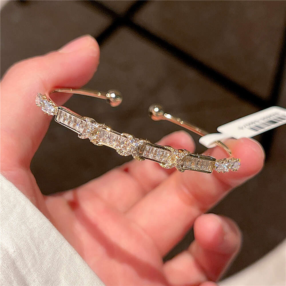 Princess Electroplated 14K Gold Full Zircon 2022 JOJO Jo Xiya Valentine's Day Gift Elegant Bracelet J27