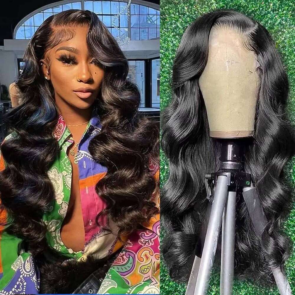 5x5 Closure boby wave wig for women Wavy 40 inch hd lace frontal human hair wigs Pre Plucked 4x4 Lace Front Wigs