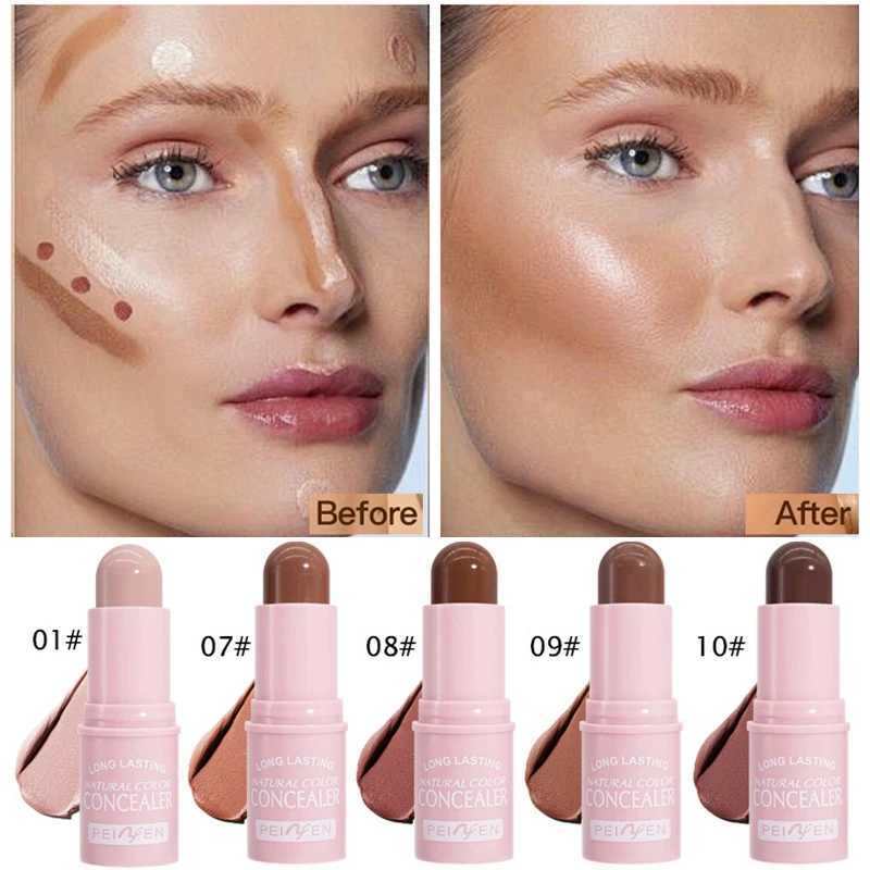 Highlighter Stick Brightening Skin Tone Contouring Natural Stereo Concealer Cream Makeup Base Foundation Multi-Purpose Stick XJ250618