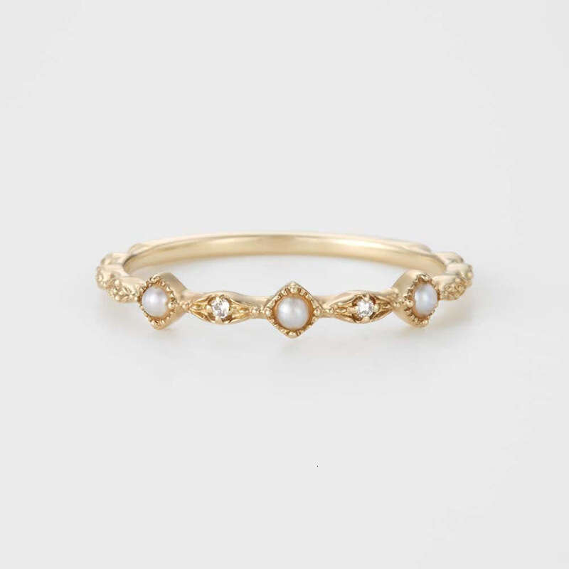 Natural Freshwater Pearl for Women, High-end Feel, Spring 2022 Same Style, Light Adjustable Ring
