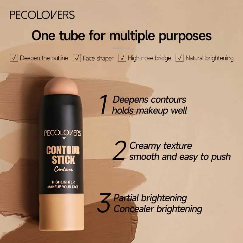 Makeup Face Contouring Bronzer Stick Multifunctional Highlighter Brightening Blusher Rouge Cream Modify Concealer Pen XJ250618