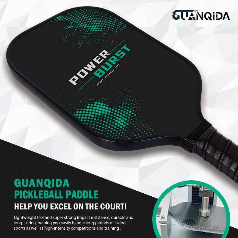 Professional T300 Carbon Fiber Pickleball Paddle, Ultra-Lightweight Design, Shock Absorption Grip, High-performance tennis racket
