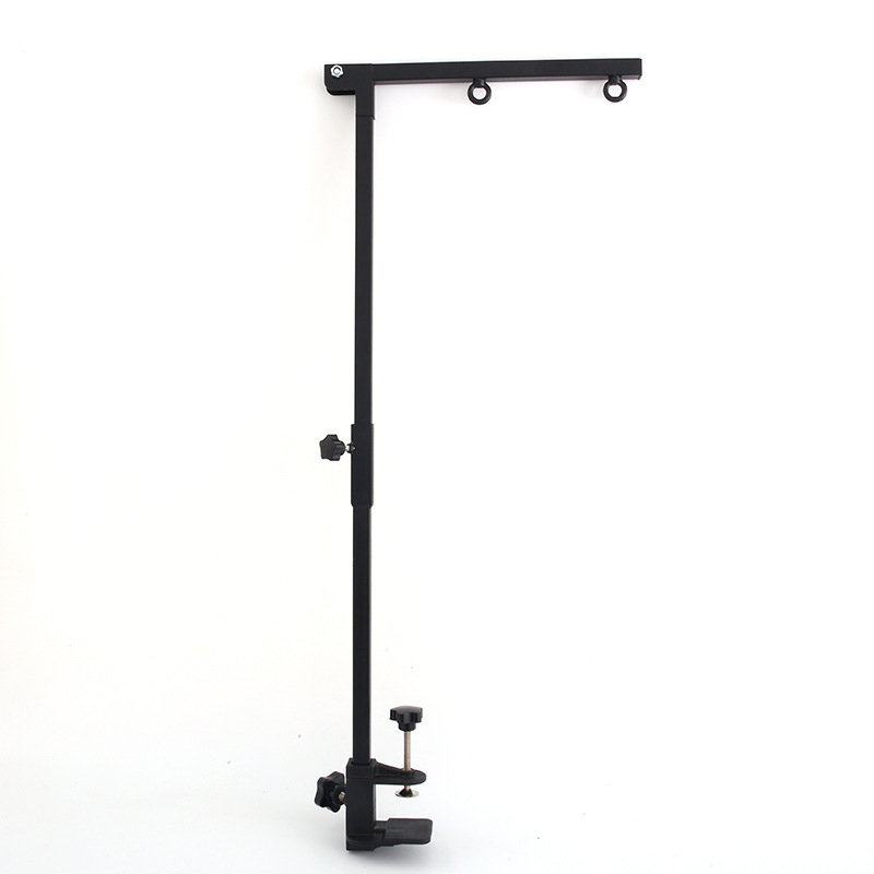 Yan Xuan Lehuo Pet Beauty Table Hanger Bracket Cross border Beauty Table Accessories Black Metal Folding Fixed Bracket