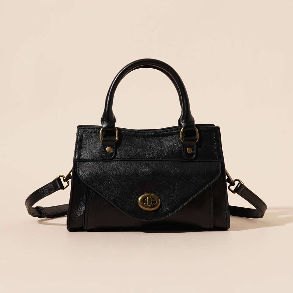 Women's Bag Crossbody Handbag Briefcase Genuine Leather 2025 New Cowhide Trendy Versatile Fashion