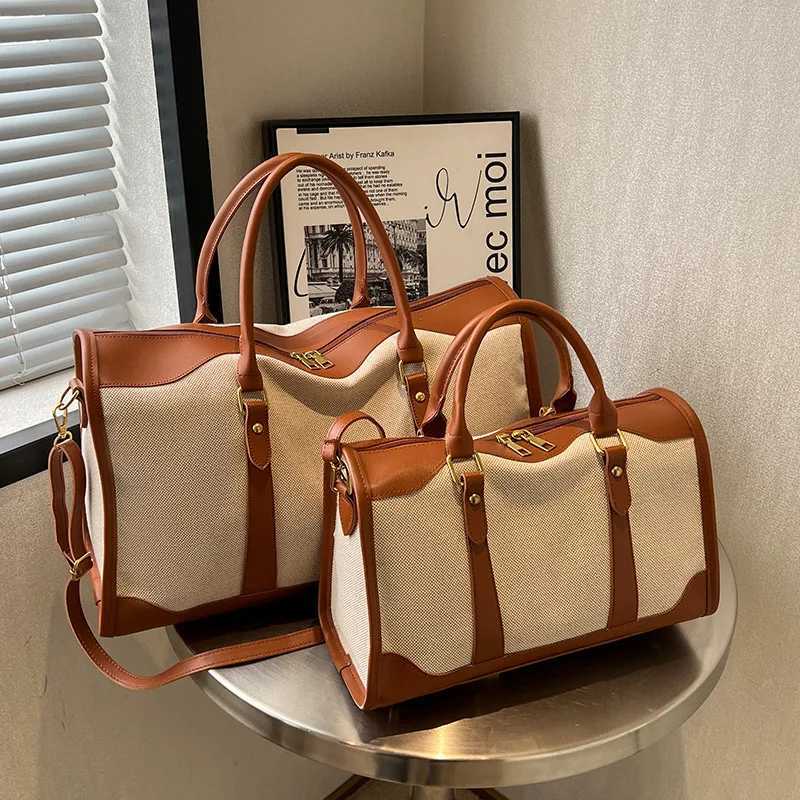 2024 Women Fashion Travel Bag Storage Tote Handbags Casual Single Shoulder Crossbody Bag Portable Large Capacity Commuter Bag W250618