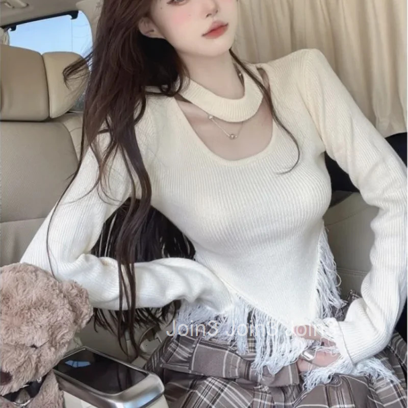 Top Female Plain Slim Pulovers Womens Long Sleeve T-shirt Emo Clothing Trending Clearance Korean Fashion One Pieces Style Tee