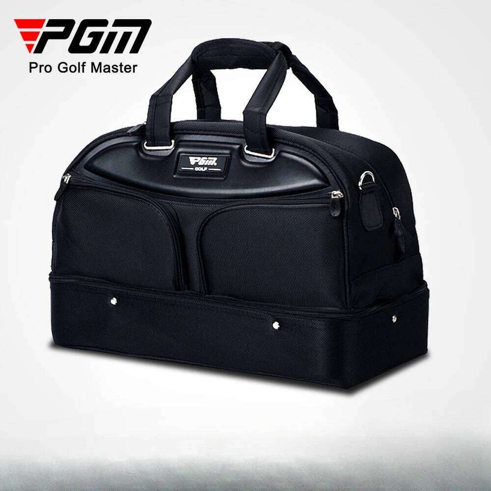 PGM Outdoor Travel Sports Gym Golf Clothing Boston Carrying Ball Bag Men Women Double Layer Portable Package Ywb005