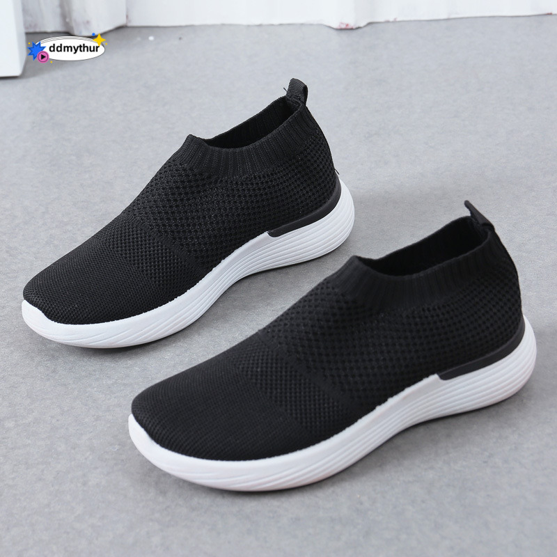 2023 New Flyknit Mesh Sock Versatile Women's Shoes Breathable Casual Sneakers for Women ddmythur