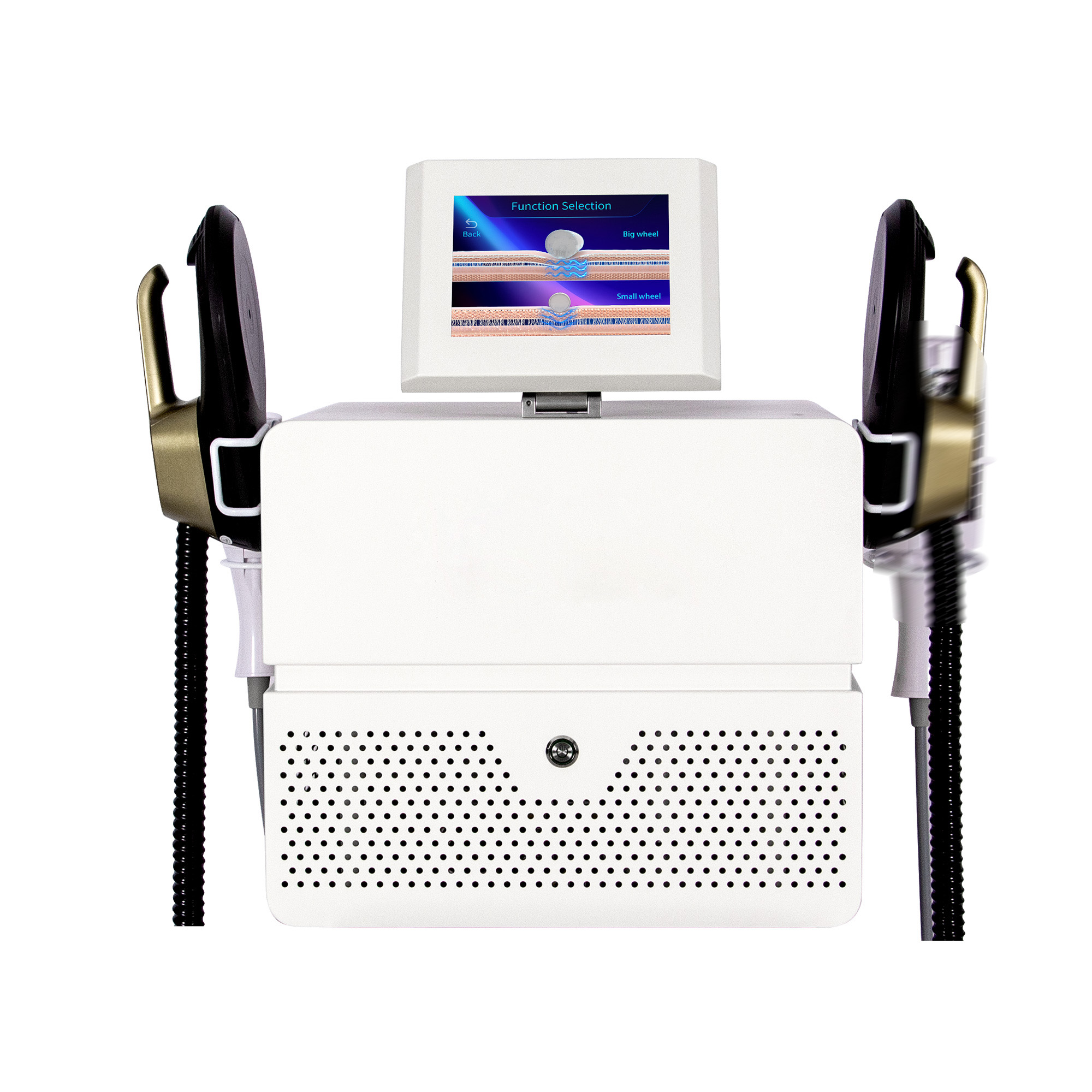 2025 New Desktop RF Body Shaping Machine Roller Fat Reduction And Magnetic Slimming Body Shaping And Weight Loss White
