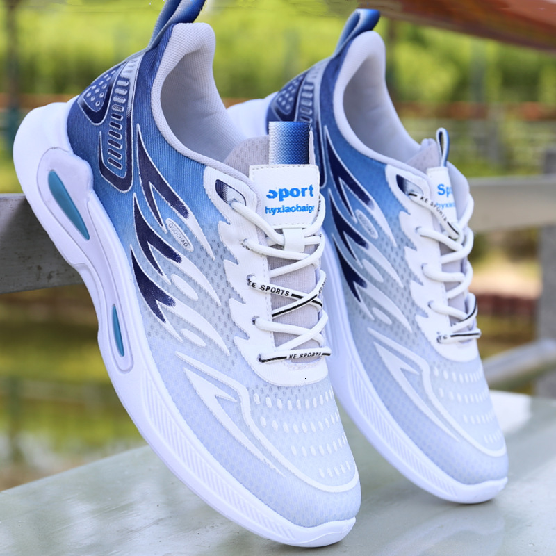 Men S Sports Summer Breathable Deodorant Ice Silk Running Lightweight Soft Sole Mesh Youth Casual Shoes Student Casual Shoes Ddmysaturn