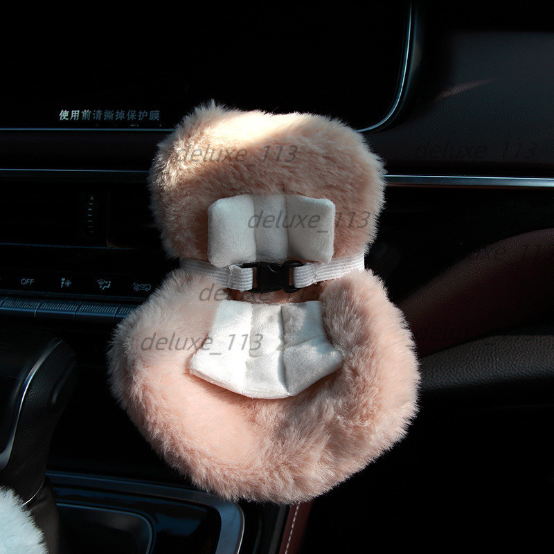 Safety Seat Creative Cute Doll Air Vent Labubu Ornament Decoration Cartoon Plush Trendy Toy