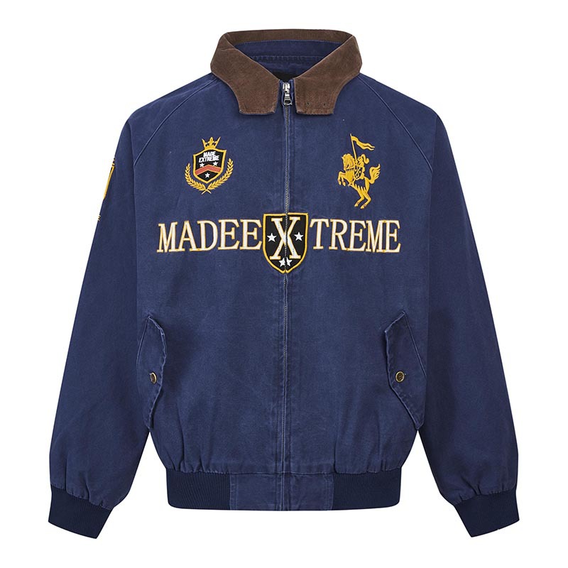 Retro Street Mens Jacket Spring Autumn Retro American Baseball Bomber Uniform Embroidered Varsity Streetwear Coat