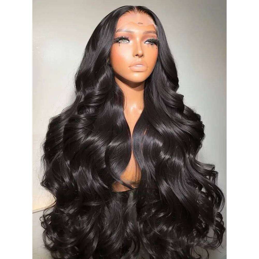 Body Wave 13x4 Front Wig 13x6 Lace Frontal Wigs Human Hair 30 40 Inch Loose Water HD Black 5x5 Glueless Closure Brazilian
