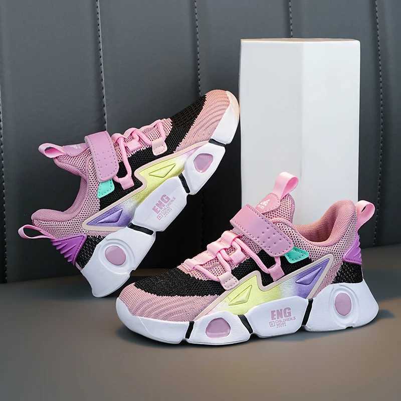 Girls Campus Fashion Leisure Sports Mesh Breathable Sports Shoes Z250618