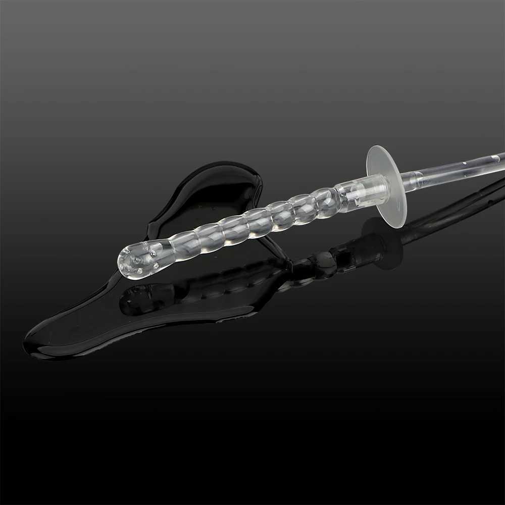 300mL Oil Pump Plug Anal Washer for Women Vaginal Shower Men Butt Cleaner Sex Toys Couples Adult Games Erotic W250618