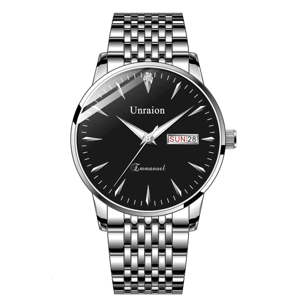 DHGadgets New Automatic Movement Waterproof Luminous Dual Calendar Men's Quartz Watch