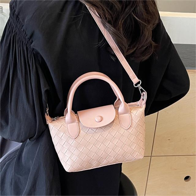 Free shipping designer Bag French Style Fashion Handbag Spring Summer New Women Bag Versatile Woven Small Square Bag Niche Trendy Crossbody Bag