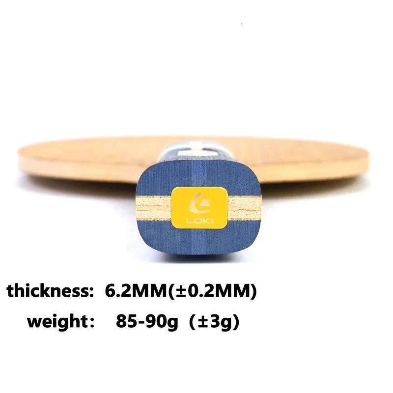 Original LOKI MONSTER M6 PRO Table Tennis Blade 7 PLY Wood Paddle Professional Ping Pong Racket with EVA Hard Case