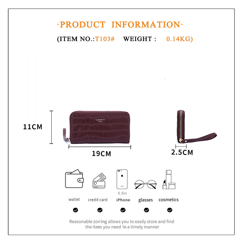 Free Luxury Bag Shipping Designer Commuting Card Holder Bag Zipper Card Holder Simple Women's Portable Clutch Wallet Women's Wallet Evening 