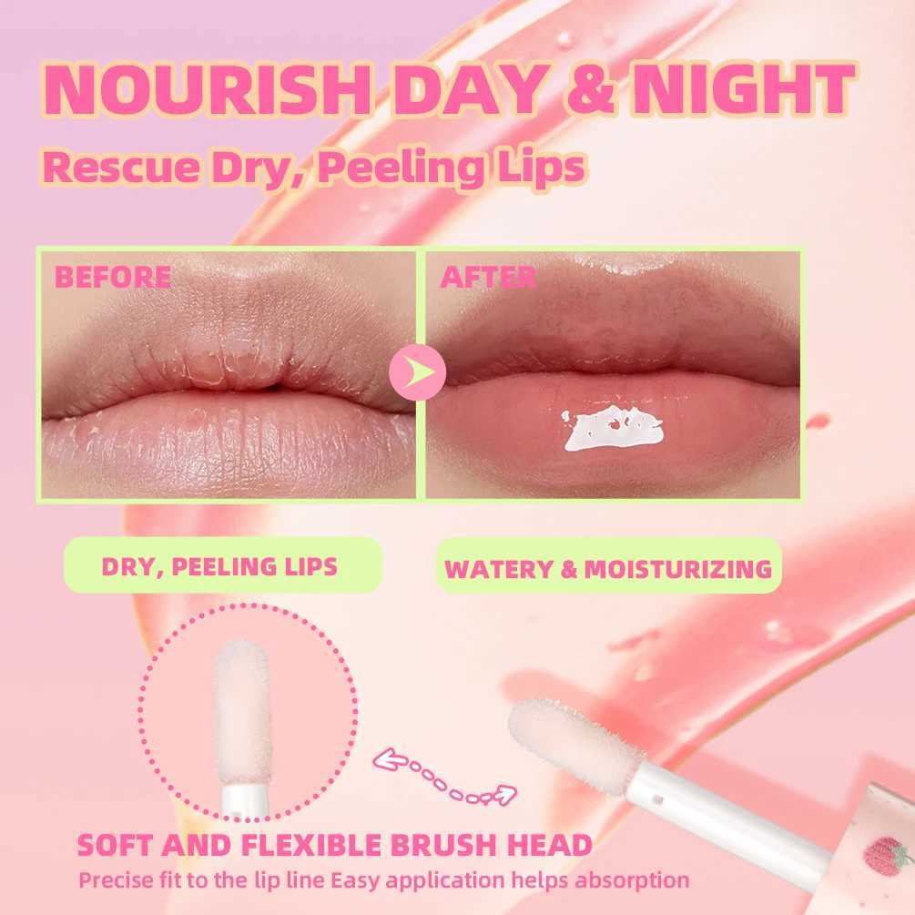 QIBEST Lip Oil Balm Set Glossy Lip Gloss Moisturizing Makeup Tinted Lip Plumping Mirror Lip Glaze Lip Glow Oil Lips Cosmetic Kit XJ250618