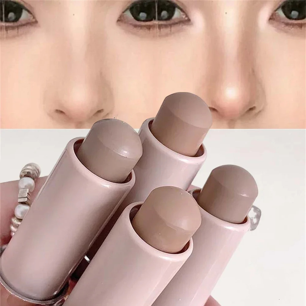 Matte Concealer Contour Stick Smooth Lasting 3D Nose Shadow Waterproof Face Highlight Brighten Contour Makeup 250618